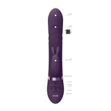 VIVE Nari - Purple - Purple 24.1 cm USB Rechargeable Rabbit Vibrator - Image 6
