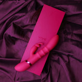 VIVE Sora - Pink - Pink 24.2 cm USB Rechargeable Rabbit Vibrator - Image 2
