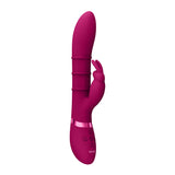 VIVE Sora - Pink - Pink 24.2 cm USB Rechargeable Rabbit Vibrator - Image 3