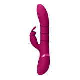 VIVE Sora - Pink - Pink 24.2 cm USB Rechargeable Rabbit Vibrator - Image 5