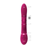 VIVE Sora - Pink - Pink 24.2 cm USB Rechargeable Rabbit Vibrator - Image 6