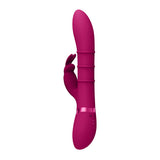 VIVE Sora - Pink - Pink 24.2 cm USB Rechargeable Rabbit Vibrator - Image 7