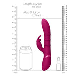 VIVE Sora - Pink - Pink 24.2 cm USB Rechargeable Rabbit Vibrator - Image 8