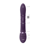 VIVE Sora - Purple - Purple 24.2 cm USB Rechargeable Rabbit Vibrator - Image 7
