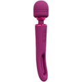 Pink handheld electronic device on a white background