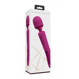 VIVE Kiku - Pink - Pink 25.2 cm USB Rechargeable Dual End Massage Wand with Flapping Tip - Image 5