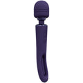 VIVE Kiku Purple 25.2 cm USB Rechargeable Massage Wand with Flapping Tip