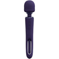 VIVE Kiku Purple 25.2 cm USB Rechargeable Massage Wand with Flapping Tip