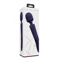 VIVE Kiku Purple 25.2 cm USB Rechargeable Massage Wand with Flapping Tip