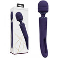 VIVE Kiku Purple 25.2 cm USB Rechargeable Massage Wand with Flapping Tip
