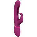 Purple silicone toy with digital display on a white background