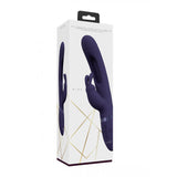 VIVE Mika - Purple - Purple 23.2 cm USB Rechargeable Rabbit Vibrator with Flapping Shaft - Image 6