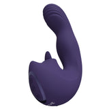 VIVE Yumi - Purple - Purple USB Rechargeable Triple Motor Vibrator - Image 5