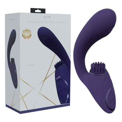 VIVE Gen USB Rechargeable Triple Motor Vibrator - Purple