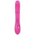 Pink electronic device with buttons on a white background