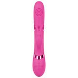 VIVE Mimi - Pink - Pink 25 cm USB Rechargeable Vibrating & Tapping Rabbit Vibrator - Image 4