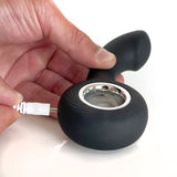 VERS Rechargeable Silicone P-Spot Vibe - Black 13 cm USB Rechargeable Prostate Massager - Image 4