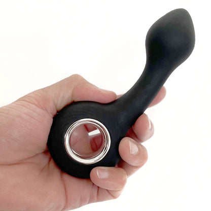 VERS Rechargeable Silicone G Spot Vibe - Black 13.8 cm Vibrator
