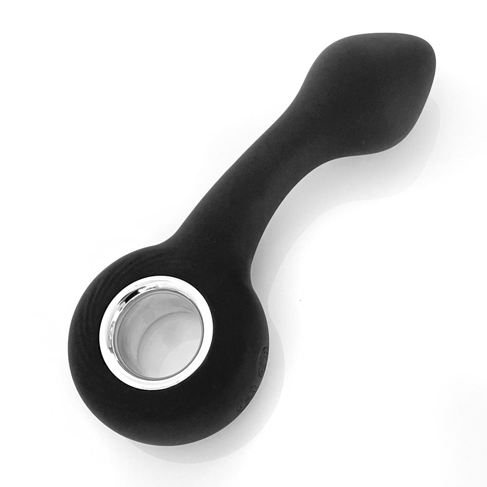 VERS Rechargeable Silicone G Spot Vibe - Black 13.8 cm Vibrator