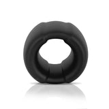 VERS Liquid Silicone Weight Steel Core Ball Stretcher - Black Ball Stretcher Ring with Steel Core - Image 2