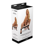 WhipSmart Diamond Bondage Bar - Black - Black Spreader Restraint - Image 1