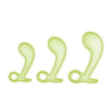 WhipSmart Glow In The Dark 3pc Prostate Training Kit - Glow In Dark Prostate Massagers - Set of 3 Sizes - Image 2