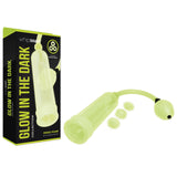WhipSmart Glow In The Dark Penis Pump - With 3 Piece Cock Ring Set - Image 1