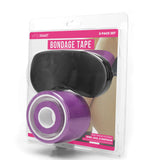 WhipSmart Bondage Tape - Purple 30 Metre - With Bonus Eye Mask - Image 1