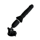 WhipSmart Thrusting Cock - Black 30 cm USB Rechargeable Thrusting Vibrator with Suction Mount - Image 4