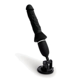 WhipSmart Thrusting Cock - Black 30 cm USB Rechargeable Thrusting Vibrator with Suction Mount - Image 5
