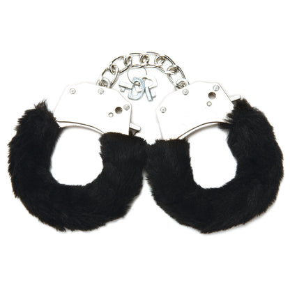 WhipSmart Classic Furry Cuffs - Black Furry Restraints