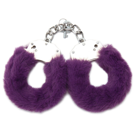 WhipSmart Classic Furry Cuffs - Purple Furry Restraints