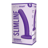 WhipSmart 5'' Slimline Rechargeable Vibrating Dildo - Purple 12.7 cm USB Rechargeable Dildo - Image 1
