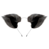 WhipSmart Furry Tales Foxtail Furry Play Set - Grey Foxtail Butt Plug & Furry Ears Set - Image 5