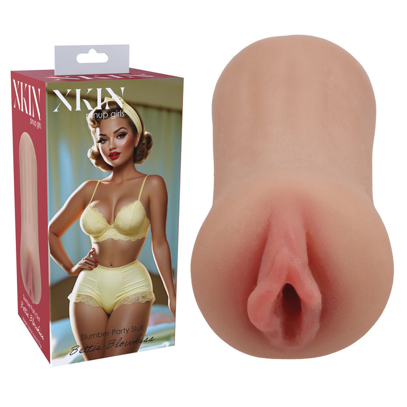 XKIN PinUp Girls - Bettie Blowkiss - Tan 12 cm Vagina Stroker