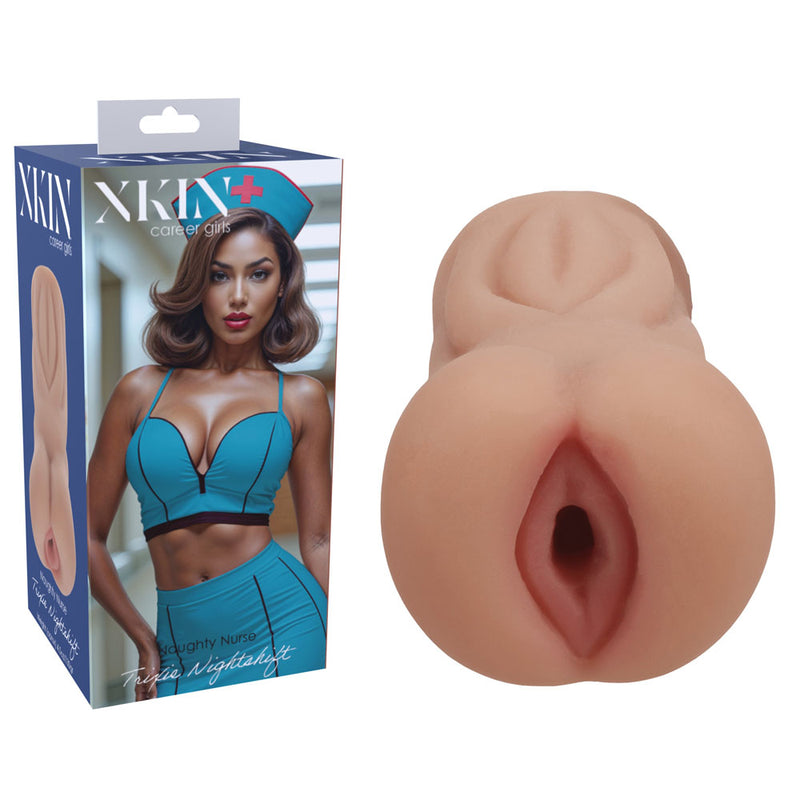 XKIN PinUp Girls - Trixie Nightshift - Tan 12 cm Vagina Stroker