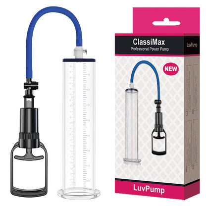 LuvPump ClassiMax XL Professional Power Pump - Clear Extra Large Penis