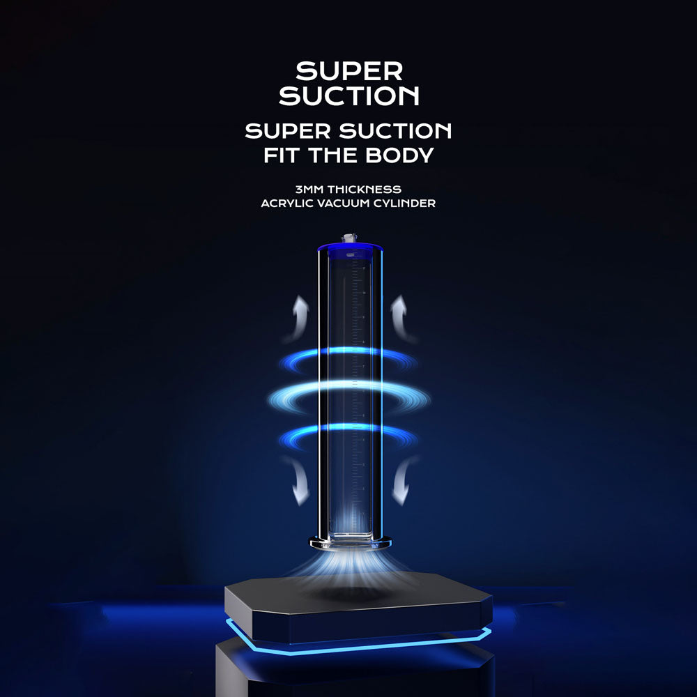 LuvPump ClassiMax XL Professional Power Pump - Clear Extra Large Penis