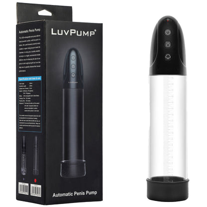 LuvPump Automatic Penis Pump - Clear Automatic Penis Pump