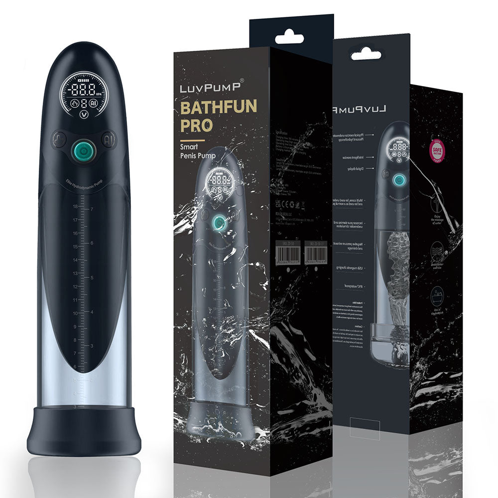 LuvPump Bathfun Pro - Waterproof Smart Automatic Penis Pump