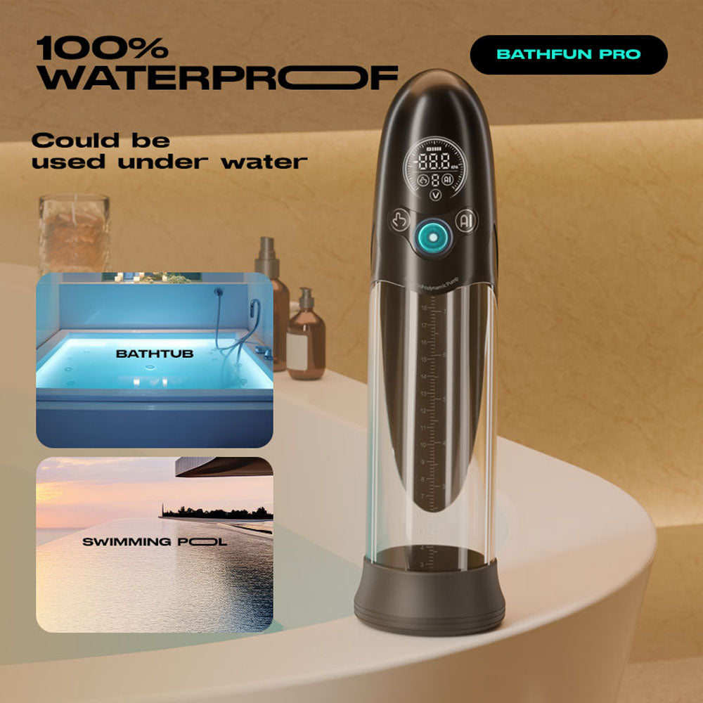 LuvPump Bathfun Pro - Waterproof Smart Automatic Penis Pump