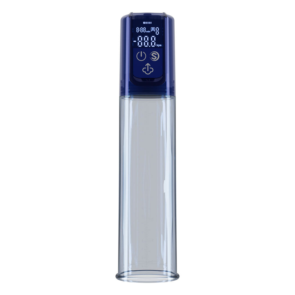 LuvPump Bathfun Smart Aqua Penis Pump - Blue Waterproof Automatic