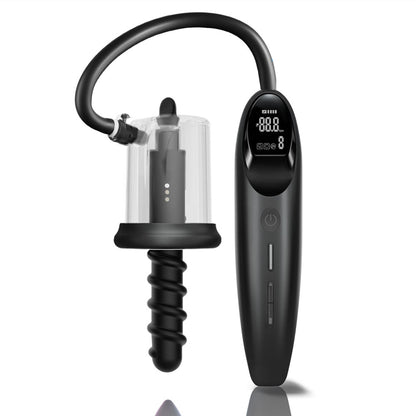 LuvPump RosCup Pro Smart Rosebud Pump - Black Anal Pump