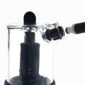 LuvPump RosCup Pro Smart Rosebud Pump - Black USB Rechargeable Anal Pump with Vibrating Probe