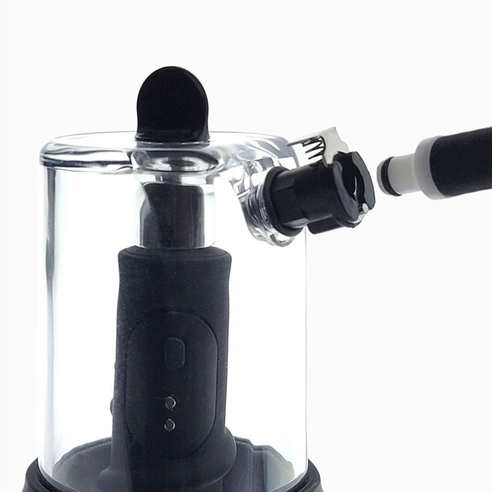 LuvPump RosCup Pro Smart Rosebud Pump - Black Anal Pump