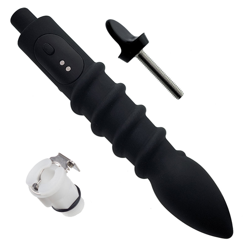 LuvPump RosCup Pro Smart Rosebud Pump - Black Anal Pump