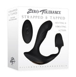 Zero Tolerance Strapped & Tapped - Black USB Rechargeable Heating Anal Plug with Cock Ring - Image 1