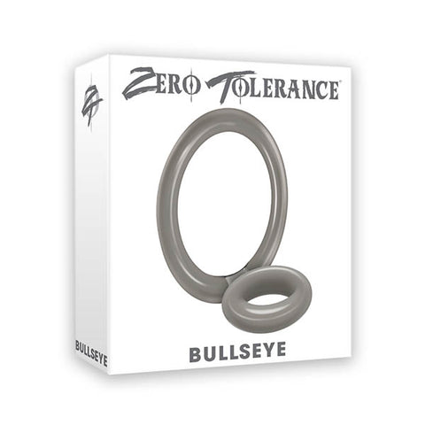 Zero Tolerance Bullseye - Grey Cock & Ball Rings - Image 1