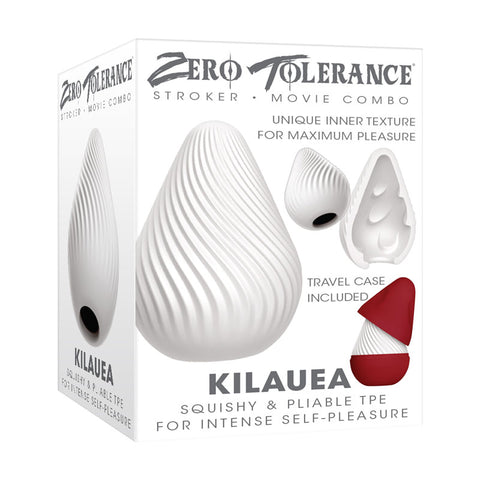 Zero Tolerance KILAUEA - White Mini Stroker Egg - Image 1