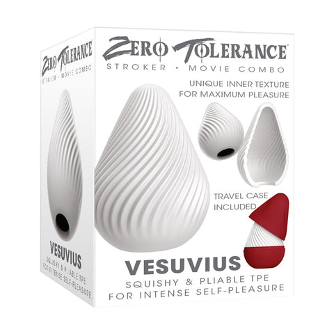 Zero Tolerance VESUVIUS - White Mini Stroker Egg - Image 1